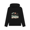 Sun and Birds Women's Pullover Organic Hoodie - Black