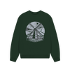 Windmill Women's Oversized Fit Organic Sweatshirt - Evergreen