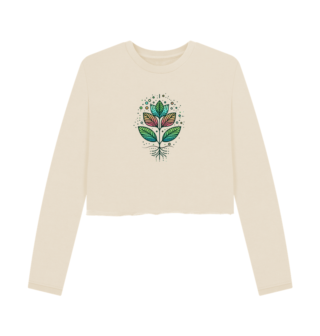 Oat Printed Boxy Jumpers