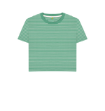 Green Stripes Printed T-shirt