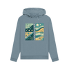 Boundless Women's Pullover Organic Hoodie - Stone Blue