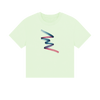Colour Twist Women's Boxy Fit Organic T-Shirt - Pastel Green