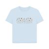 Field of Dreams Women's Relax Fit Organic T shirt - Sky Blue
