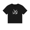 Gliding Gulls Women's Boxy Fit Organic T-Shirt - Black