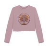 Inner Peace Women's Boxy Fit Organic Jumpers - Mauve