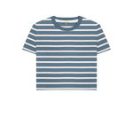 Blue Stripes Printed T-shirt