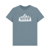 Mountain Walk Men's Organic T-shirts - Stone Blue