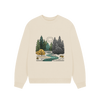 New Season Women's Oversized Fit Organic Sweatshirt - Oat