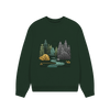 New Season Women's Oversized Fit Organic Sweatshirt - Evergreen
