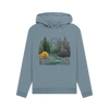 New Season Women's Pullover Organic Hoodie - Stone Blue