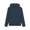 Seasons Leaves Women's Pullover Organic Hoodie - Navy Blue