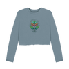 Sprout Women's Boxy Fit Organic Jumper - Stone Blue