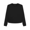 Women's Boxy Fit Organic Jumpers - Black