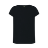 Women's Crew Neck Organic T-Shirts - Black