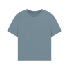 Women's Oversized Fit Organic T-Shirts - Stone Blue
