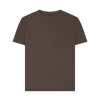 Women's Plain Organic T-Shirts - Chocolate