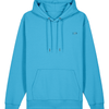 Women’s Pullover Ocean Blue Hoodie | Organic, Regular Fit - Aqua Blue