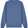 Women’s Pullover Ocean Blue Sweatshirt | Organic, Regular Fit - Bright Blue