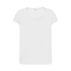 Women's Scoop Neck Organic T-Shirts - White
