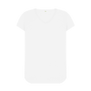 Women's V Neck Organic T-Shirts - White