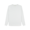 Women's Crewneck Organic Jumper - White