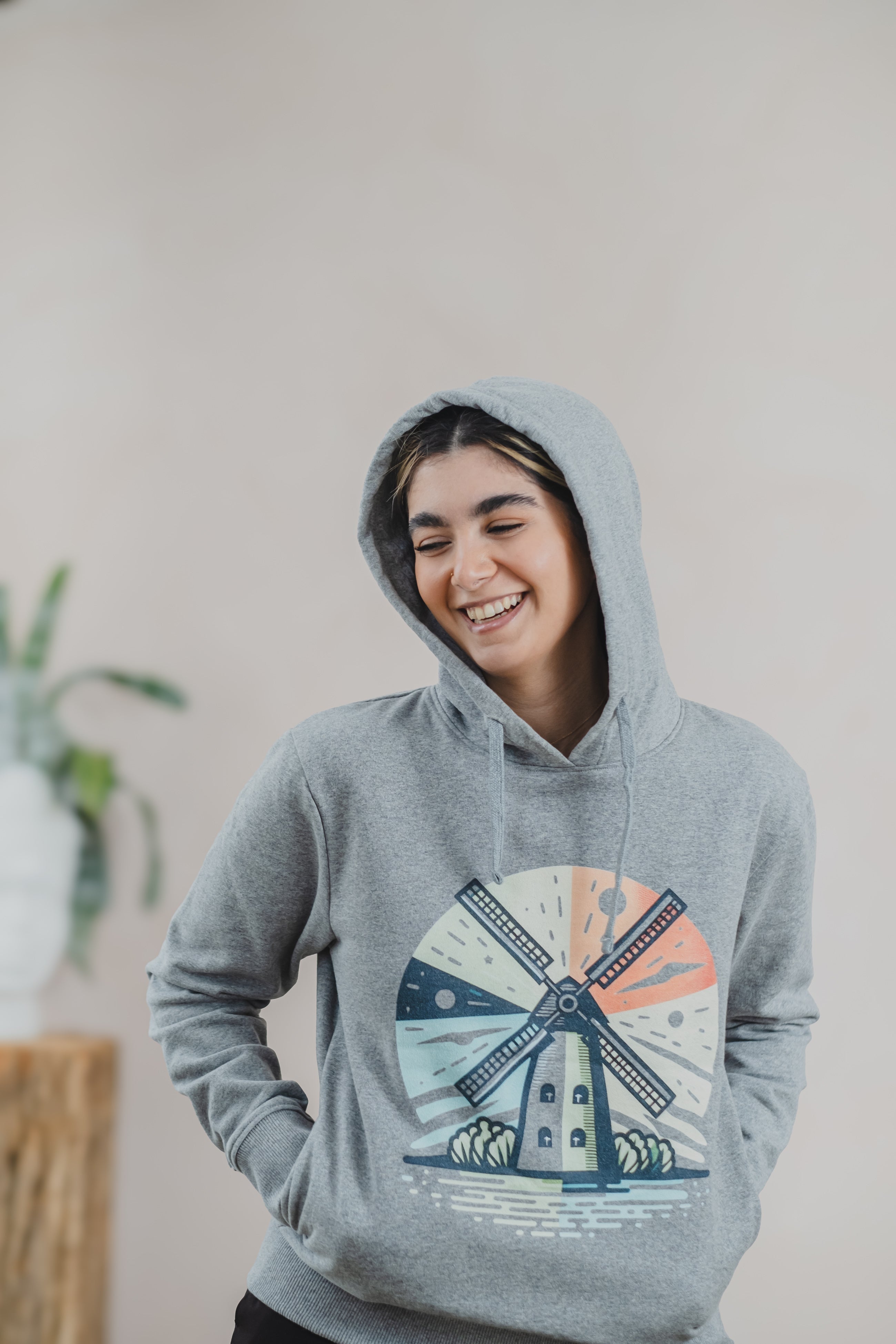 Women's Printed Organic Hoodies