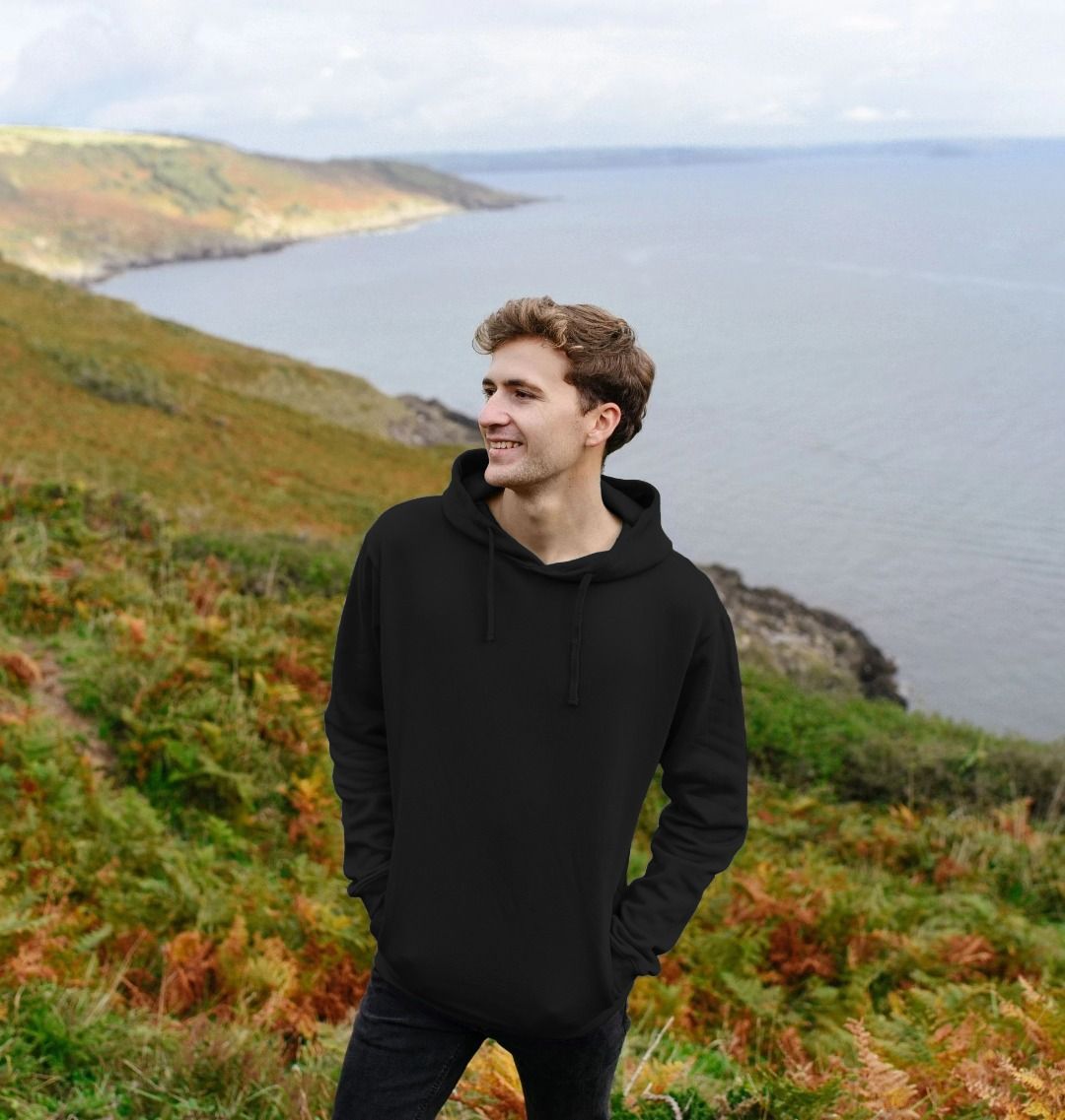 Men's Plain Organic Hoodies - Loom & Sprout