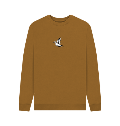 Brown Printed Sweater