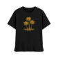 Black Printed T-shirt Front