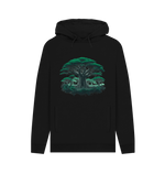 Black Printed Hoody