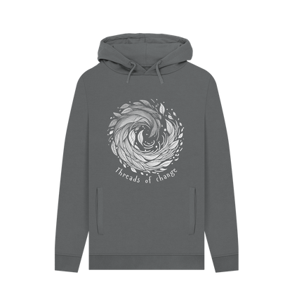 Slate Grey Printed Hoody