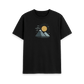 Black Printed T-shirt Front