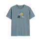 Stone Blue Printed T-shirt Front