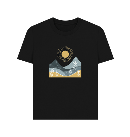 Black Sunrise Women's Organic T-shirts