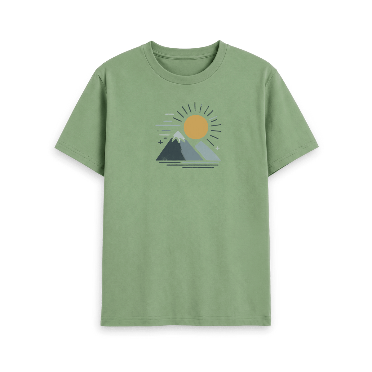 Sage Printed T-shirt Front