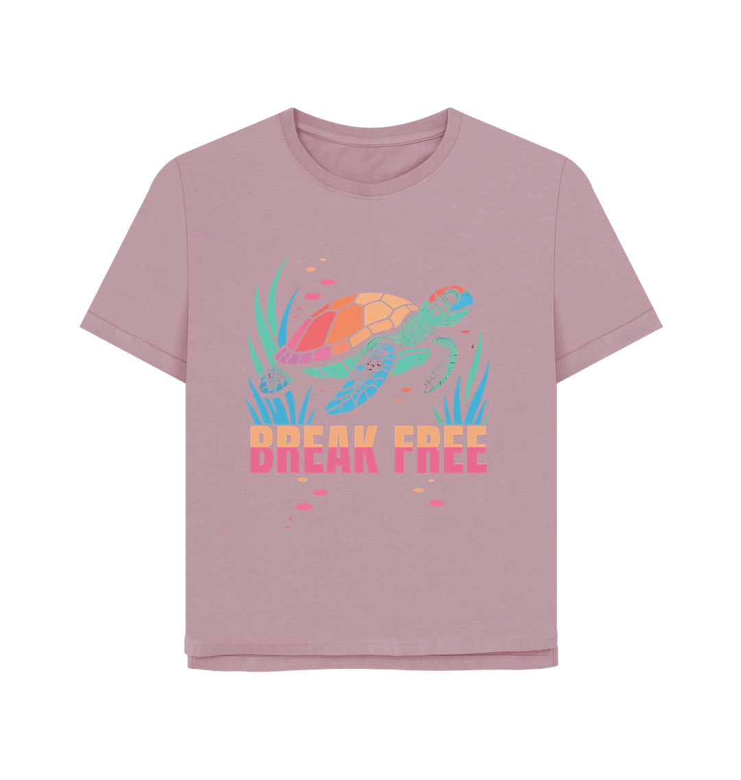 Mauve Printed T-shirt