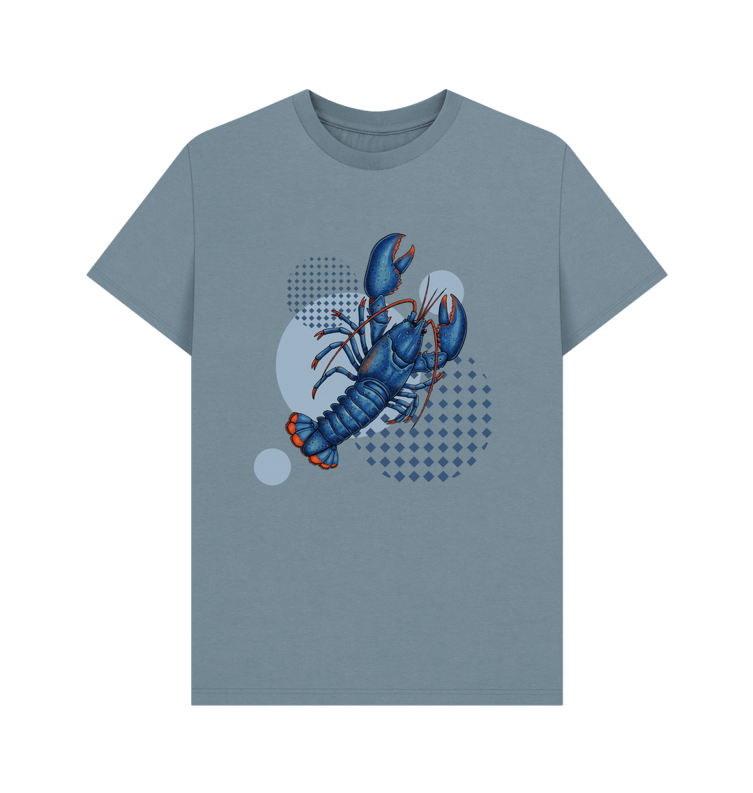 Stone Blue Printed T-shirt
