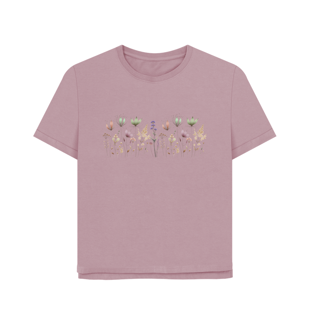 Mauve Printed T-shirt
