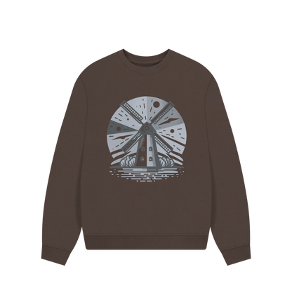 Chocolate Printed Sweater