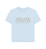 Sky Blue Printed T-shirt