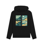 Black Printed Hoody