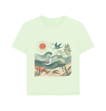 Pastel Green Printed T-shirt