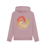 Mauve Printed Hoody