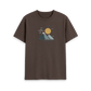 Chocolate Printed T-shirt Front