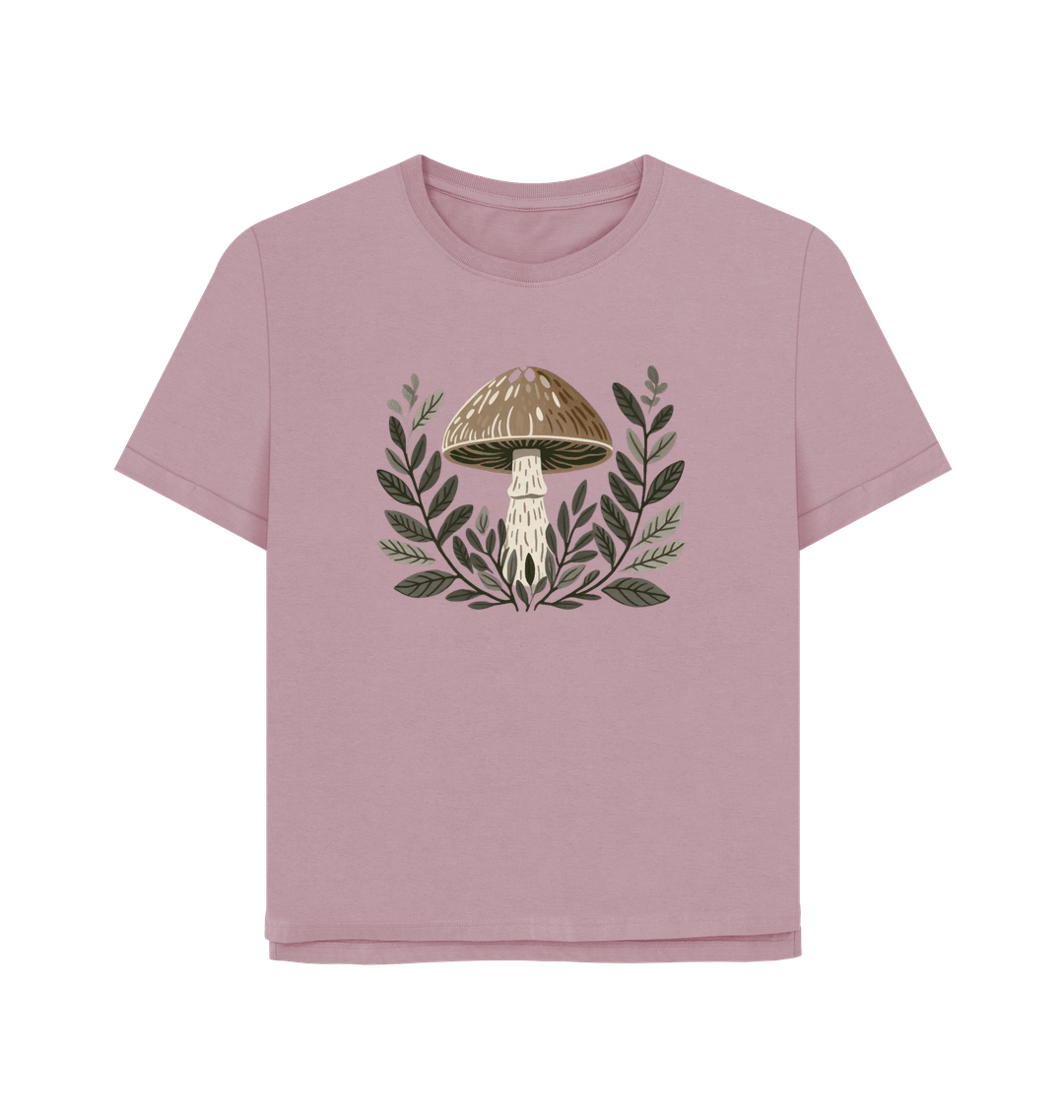 Mauve Printed T-shirt