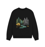 Black New Season Women's Oversized Fit Organic Jumpers