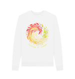 White Printed Sweater