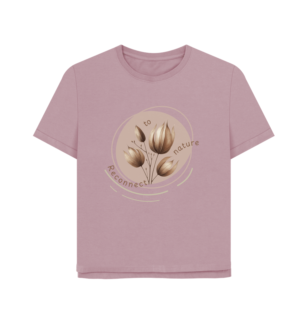 Mauve Printed T-shirt