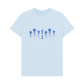 Sky Blue Printed T-shirt
