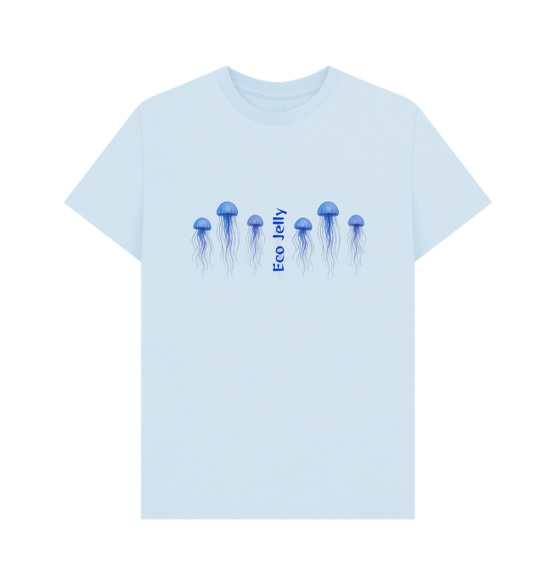 Sky Blue Printed T-shirt